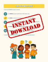 Self-Control Worksheet for Tweens and Teens: Take Control with POWERPLAY (2-Page, Micro-Learning)