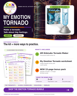My Emotion Tornado Bundle | 4M KidzLabs Kit + Worksheets