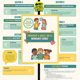 Friendship & Social Skills Worksheet- PDF Digital Download (Tweens/Teens)