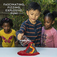 NATIONAL GEOGRAPHIC Volcano Science Kit – Build an Erupting Volcano with This Volcano Kit for Kids, Multiple Eruption Experiments to Try, Great for Science Projects