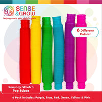 Creative Kids Sense & Grow 6-Pack Sensory Pop Tubes